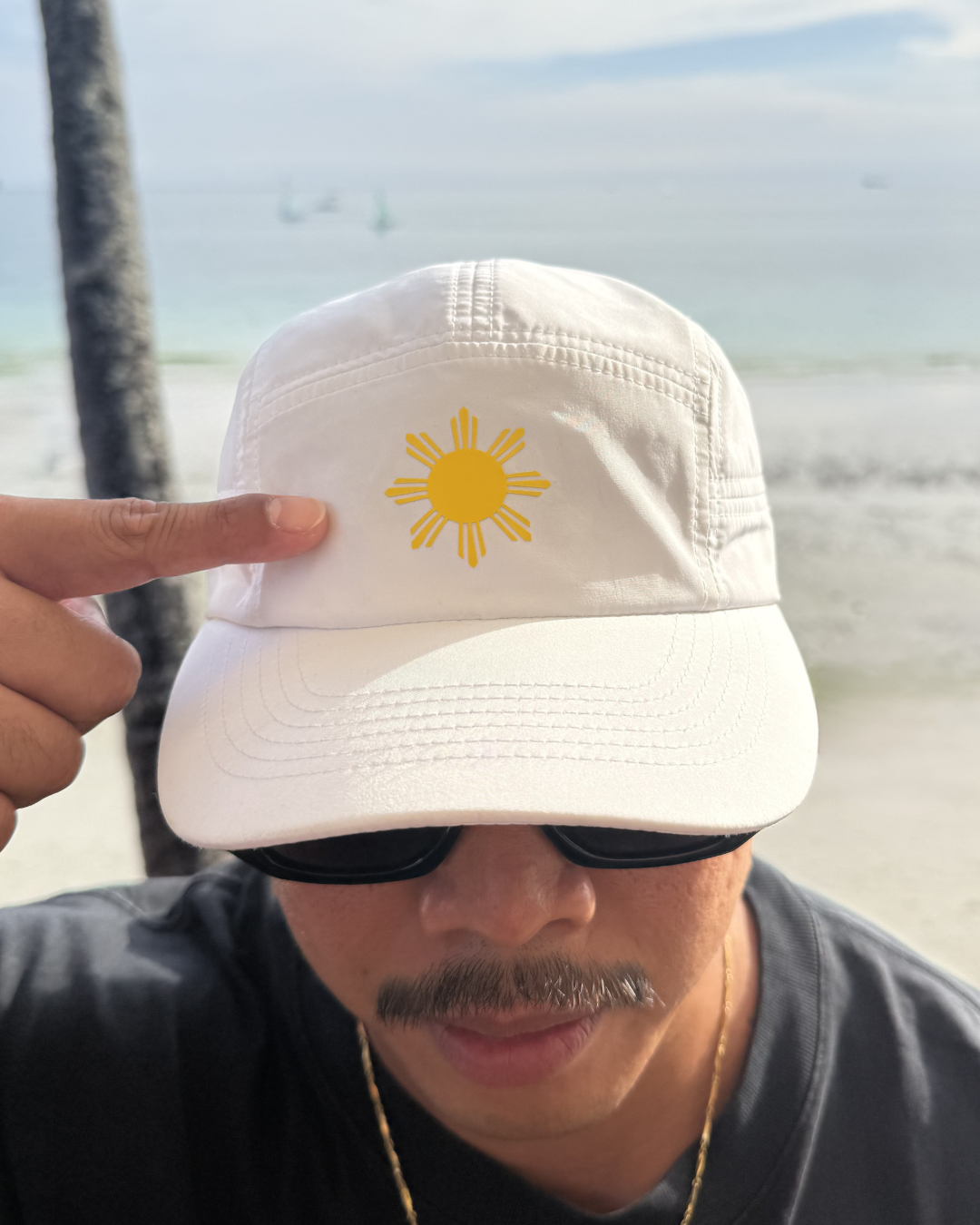 OG Filipino Sun Cap - White