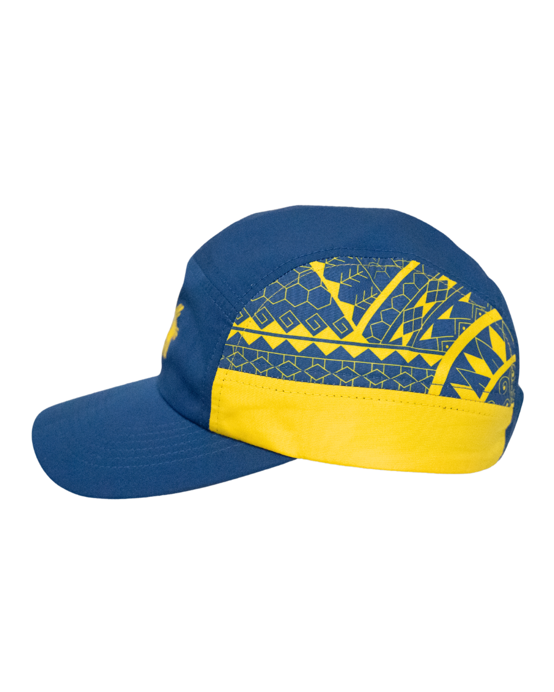 Filipino Tribal Cap - Blue & Yellow