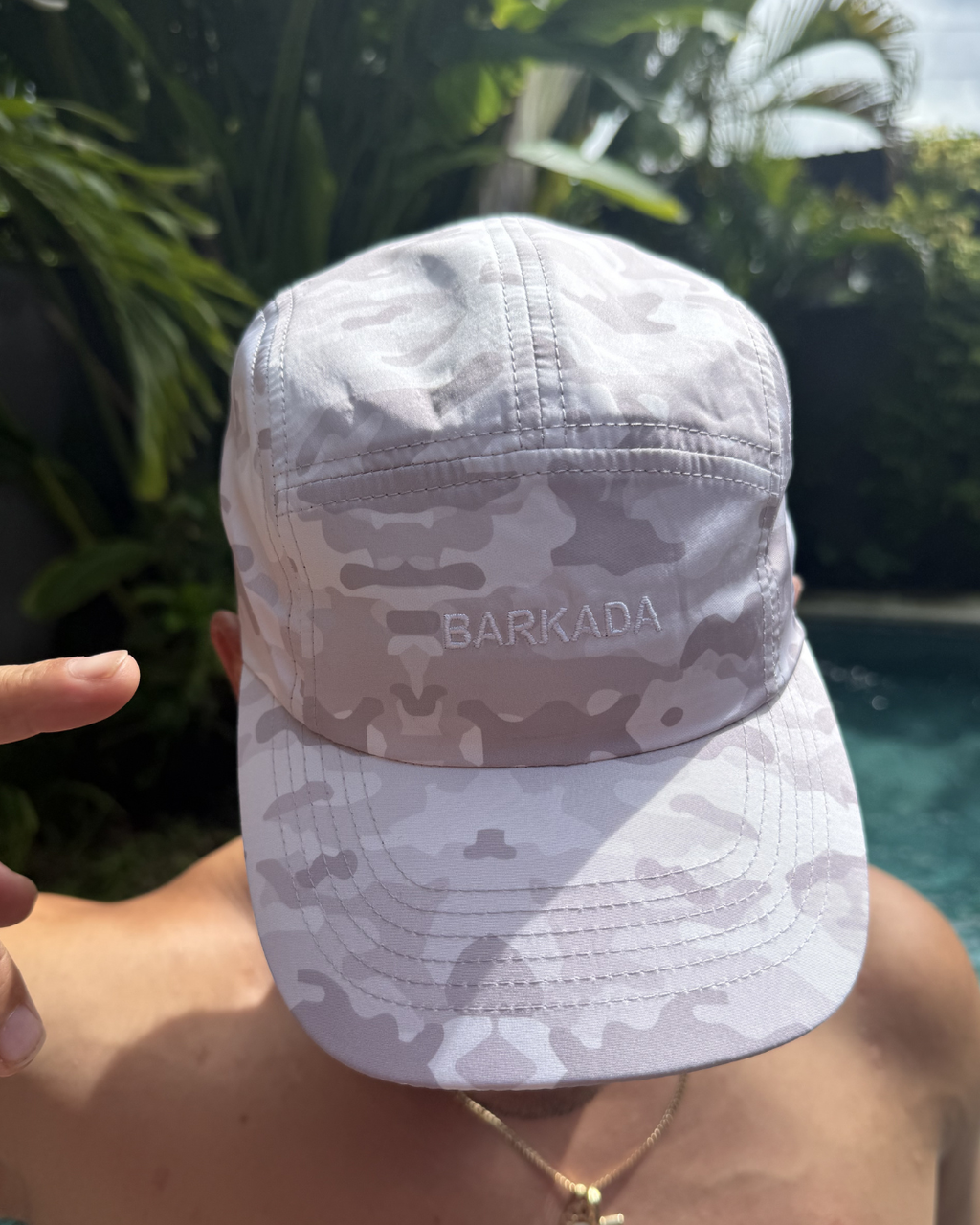 Barkada Camo Print Cap