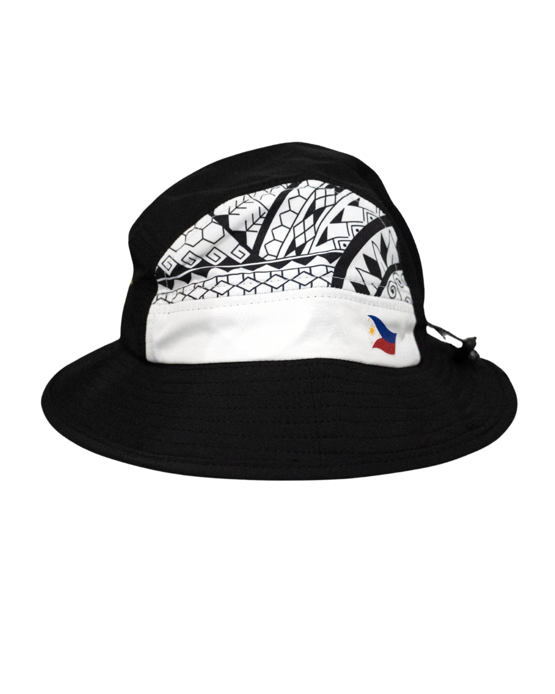 Tribal Bucket Hat - Black & White