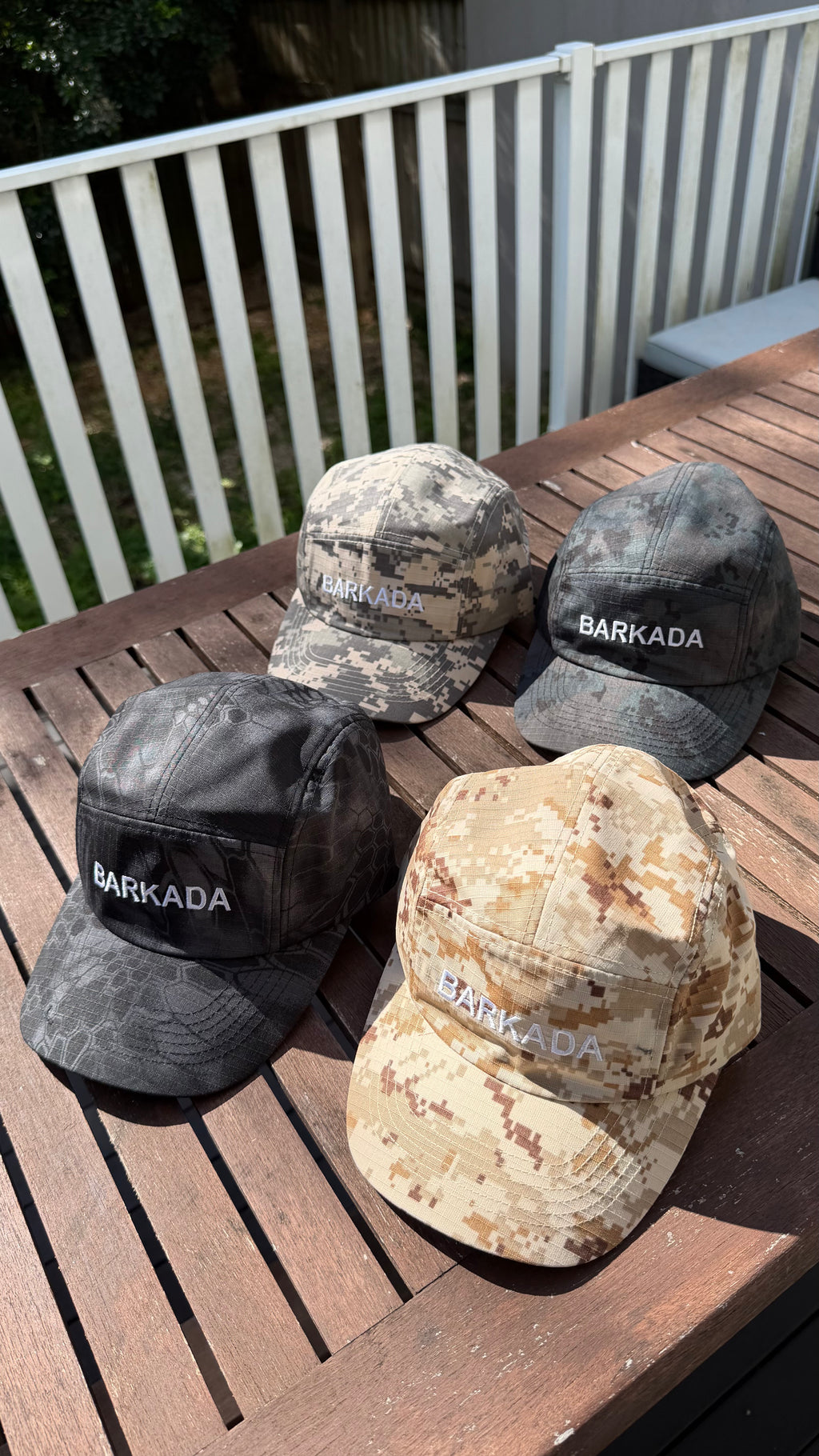 Barkada Black Camo Print