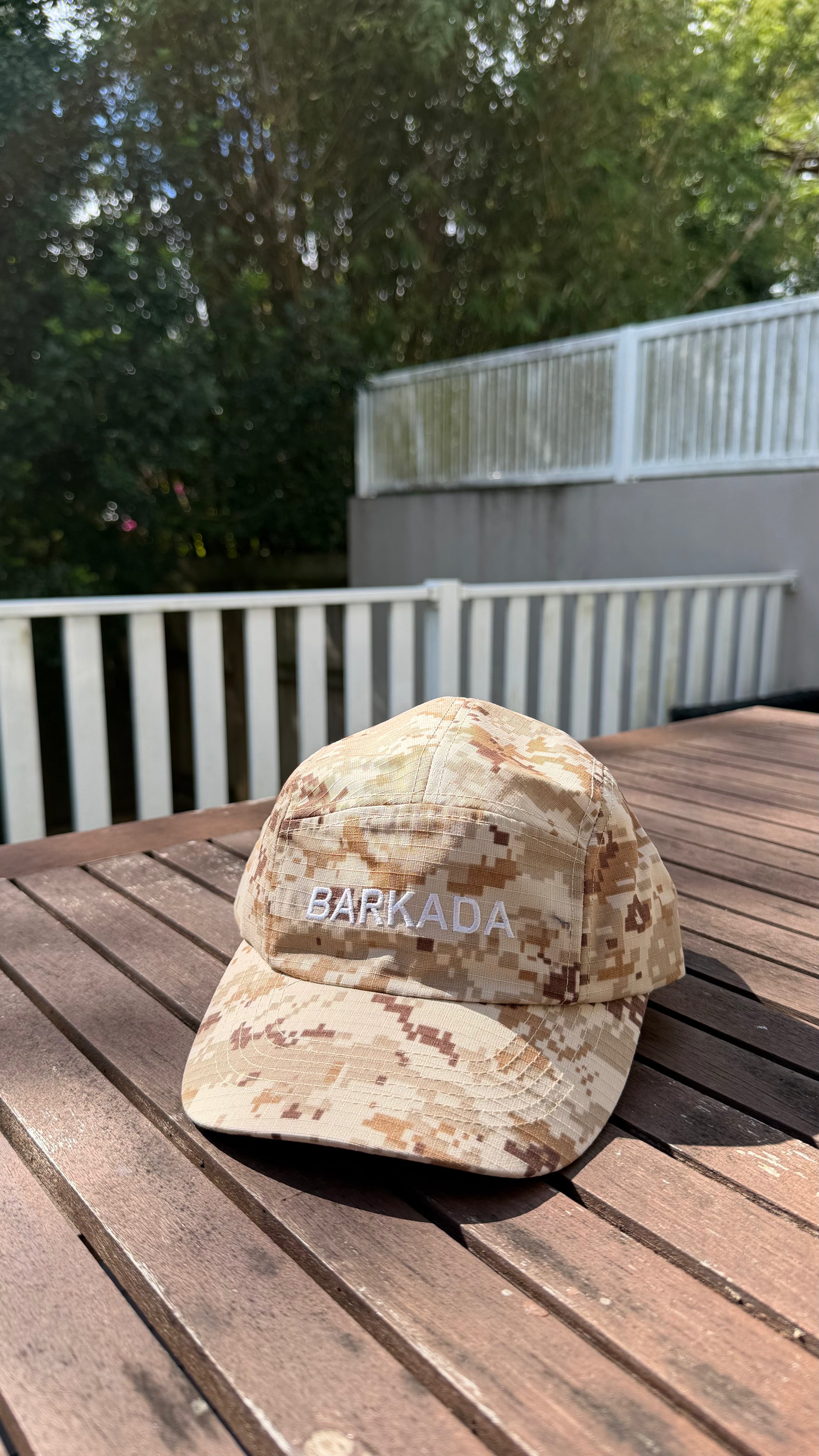 Barkada Brown Pixel Camo Print