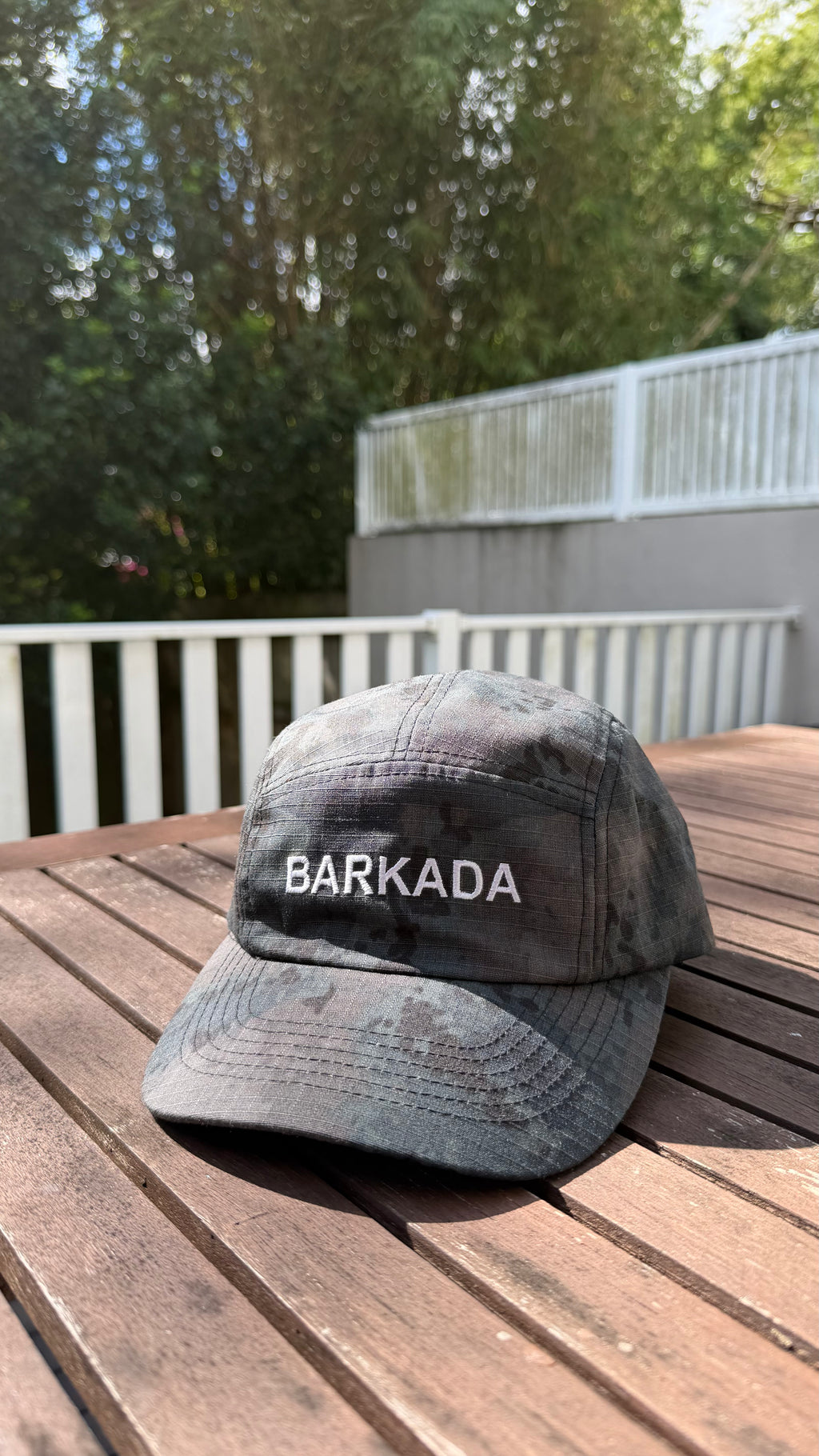 Barkada Dark Green Camo Print