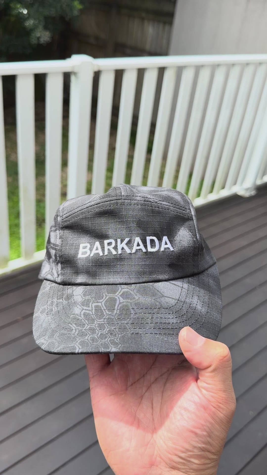 Barkada Black Camo Print