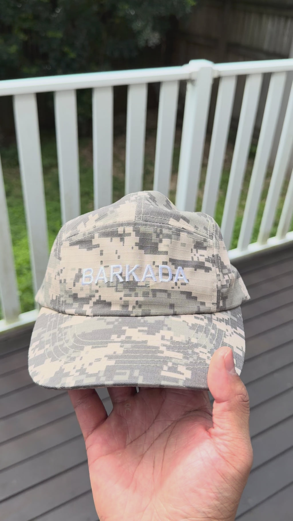 Barkada Green Pixel Camo Print