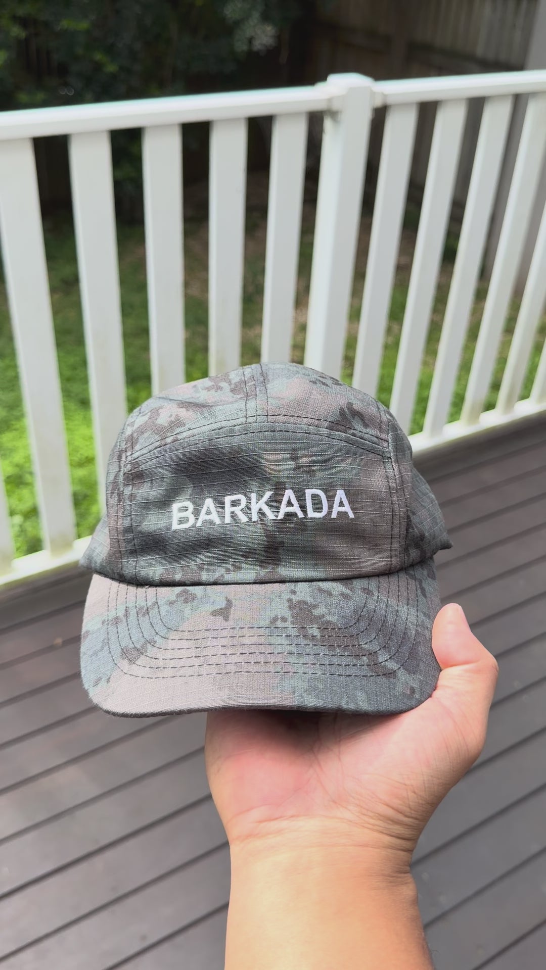 Barkada Dark Green Camo Print